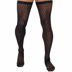 Bas en Résille Diamant Noirs