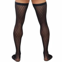 Bas en Résille Diamant Noirs