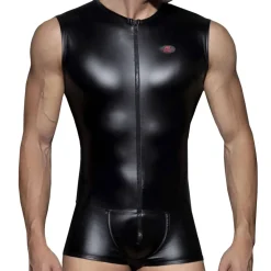 Body Boxer Front Zip Rub Cockring Noir