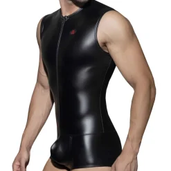 Body Boxer Front Zip Rub Cockring Noir