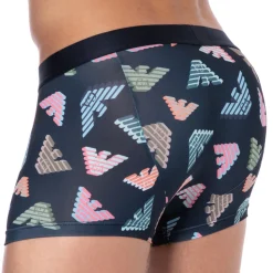 Boxer All Over Microfiber Bleu Marine