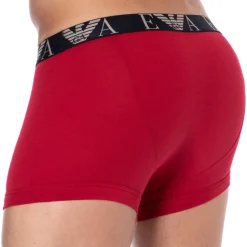 Boxer Bold Monogram Coton Rouge