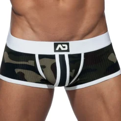 Boxer Camo Stripe Blanc