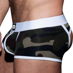 Boxer Camo Stripe Fetish Blanc
