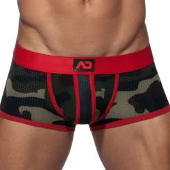 Boxer Camo Stripe Rouge