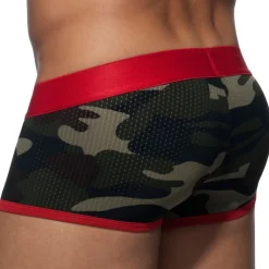Boxer Camo Stripe Rouge
