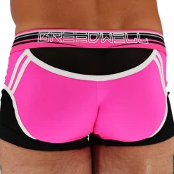 Boxer Circuit Breaker Rose Fluo - Noir