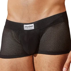 Boxer Court Bulge Mesh Noir
