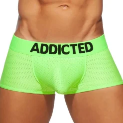 Boxer Court Cockring Mesh Neon Vert Fluo