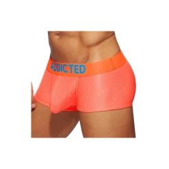 Boxer Court Cockring Mesh Neon Orange Fluo