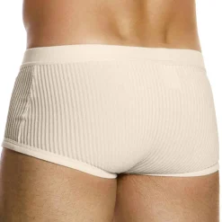 Boxer Court Corduroy Blanc Cassé