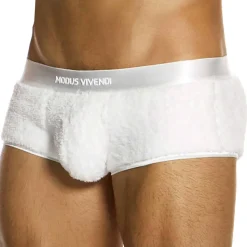 Boxer Court Fourrure Blanc
