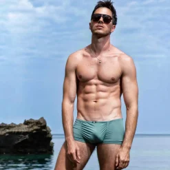 Boxer Court Microfibre Kaki