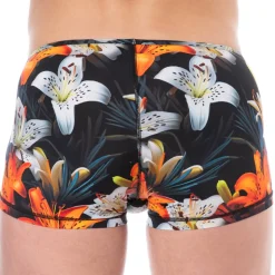 Boxer Court Microfibre Tropical Summer Noir