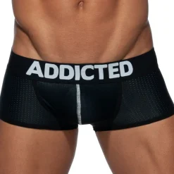 Boxer Court Push Up Mesh Noir