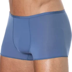 Boxer Court Temptation Plume Microfibre Bleu Jeans