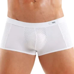 Boxer Court Tentation Microfibre Blanc