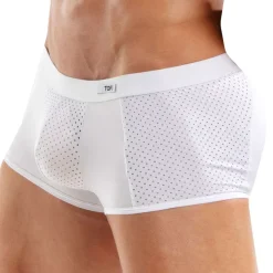 Boxer Court Tentation Microfibre Blanc