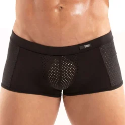 Boxer Court Tentation Microfibre Noir