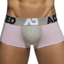 Boxer Court Trey Coton Gris - Rose