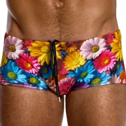 Boxer de Bain Daisies Multicolore