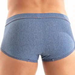 Boxer de Bain Denim Bleu