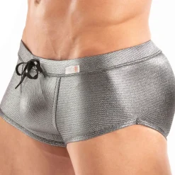 Boxer de Bain Métal Argent