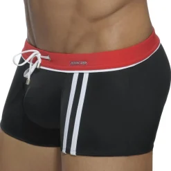 Boxer de Bain Sport Detail Binding Noir