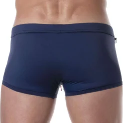 Boxer de Bain Uni Bleu Marine