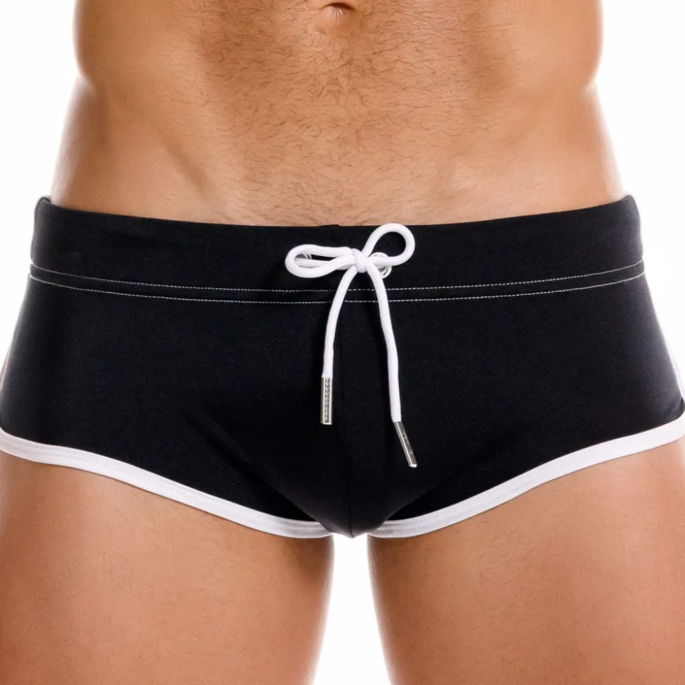 Boxer de Bain Vintage Noir
