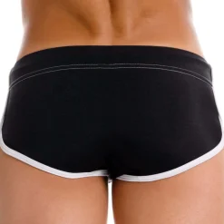 Boxer de Bain Vintage Noir