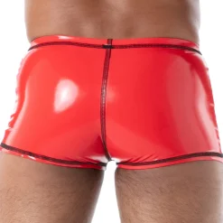 Boxer en Latex Seconde Peau Rouge