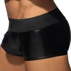 Boxer Front Zip Rub Cockring Noir