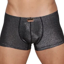 Boxer Glisten Noir - Argent