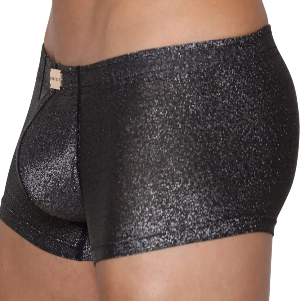 Boxer Glisten Noir - Argent