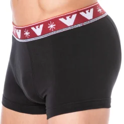 Boxer Holidays Jacquard Noir
