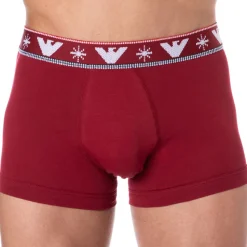 Boxer Holidays Jacquard Rouge