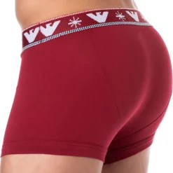 Boxer Holidays Jacquard Rouge