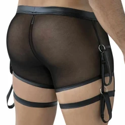 Boxer Jarretière Prison R4VAGE Noir