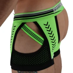 Boxer Jock Chock Circuit Breaker Vert Fluo - Noir