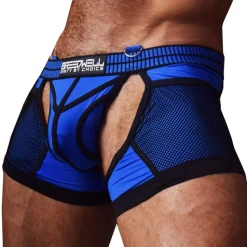 Boxer Jock Chock Hybred Bleu