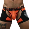 Boxer Jock Chock Neo Camo Orange Fluo