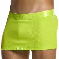 Boxer Jupe Illusion Citron Vert