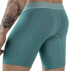 Boxer Long Audaz Vert Turquoise