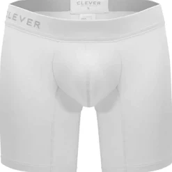 Boxer Long Classic Match Microfibre Blanc