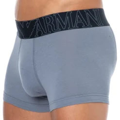 Boxer Megalogo Coton Gris Pierre