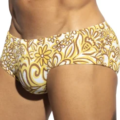 Boxer Mini Fleurs Van Gogh Jaune