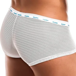 Boxer Mini Groove Blanc