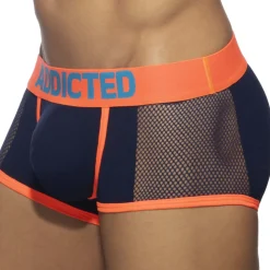 Boxer Neon Mesh Bleu Marine