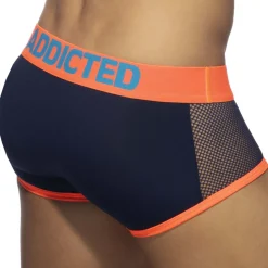 Boxer Neon Mesh Bleu Marine